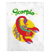 Scorpio Sherpa Blanket | Zodiac Series 5 - Beyond T-shirts